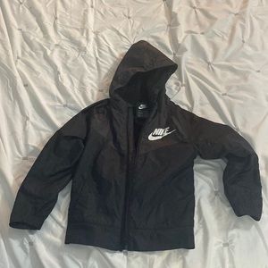 Nike zip up Jacket Black Boys size 7